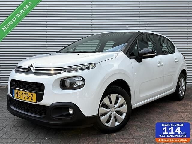 Wit Gebruikt 2017 Citroën C3 PureTech Hatchback | € 6.950 (Eerlijke prijs) - Afbeelding 1/4