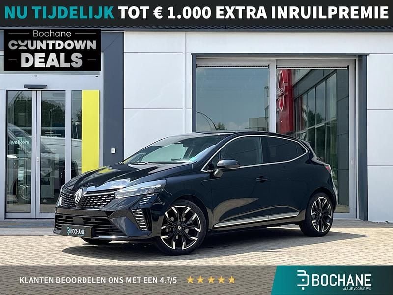 Zwart Gebruikt 2024 Renault Clio V Techno Hatchback | € 20.695 (Eerlijke prijs) - Afbeelding 1/4