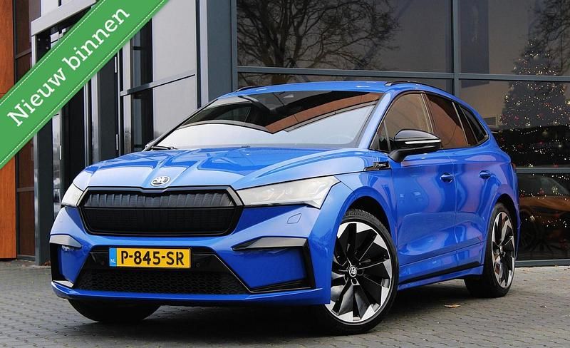Occasion Skoda Enyaq iV SportLine 150 kW (204 PK) 2022 Blauw SUV
