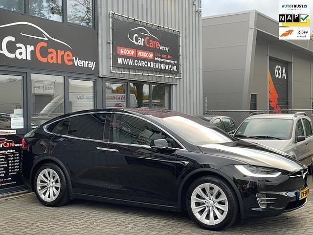 Zwart Gebruikt 2019 Tesla Model X SUV | € 27.950 (Eerlijke prijs) - Afbeelding 1/4