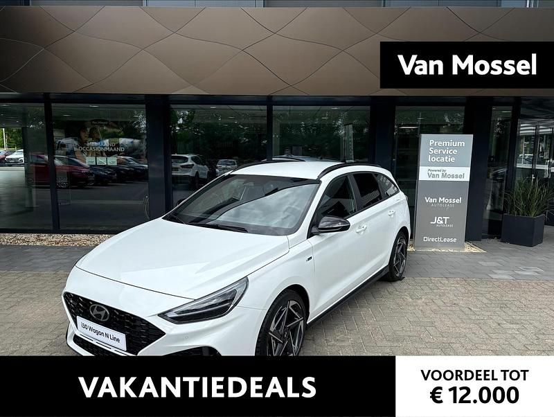 Wit Nieuw 2025 Hyundai i30 N Line Stationwagen | € 34.805 (Eerlijke prijs) - Afbeelding 1/4