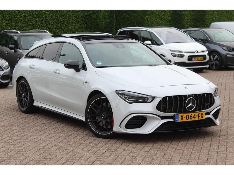 Wit Gebruikt 2020 Mercedes CLA45 AMG Premium Plus Stationwagen | € 51.950 (Super prijs) - Afbeelding 1/4