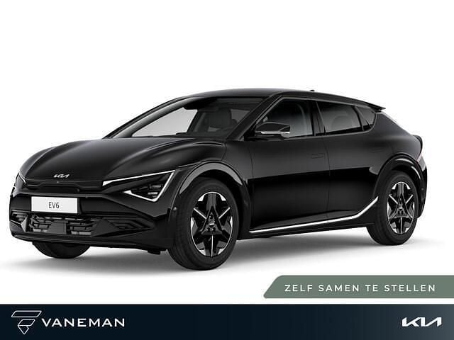 Zwart Nieuw 2025 Kia EV6 Light SUV | € 40.495 (Eerlijke prijs) - Afbeelding 1/1