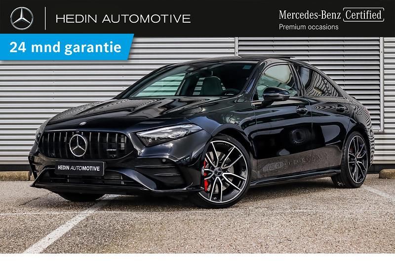 Zwart Gebruikt 2024 Mercedes A35 AMG Premium Plus Sedan | € 75.000 - Afbeelding 1/4