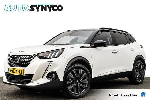 Wit Gebruikt 2020 Peugeot e-2008 GT SUV | € 16.900 (Eerlijke prijs) - Afbeelding 1/4