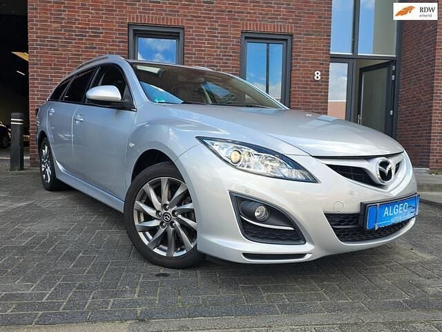 Grijs Gebruikt 2012 Mazda 6 Exclusive-Line Stationwagen | € 9.999 (Eerlijke prijs) - Afbeelding 1/4