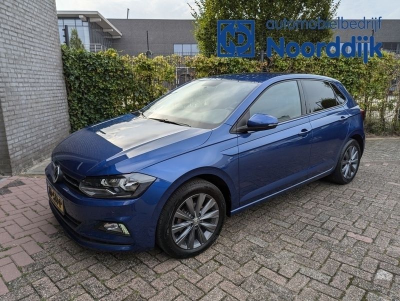 Blauw Gebruikt 2019 VW Polo Comfortline Hatchback | € 15.950 (Eerlijke prijs) - Afbeelding 1/4