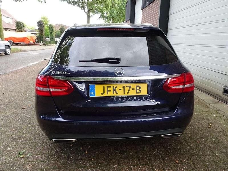 Occasion Mercedes C350e Avantgarde 211 PK (155 kW) 2017 Blauw (metallic) Stationwagen