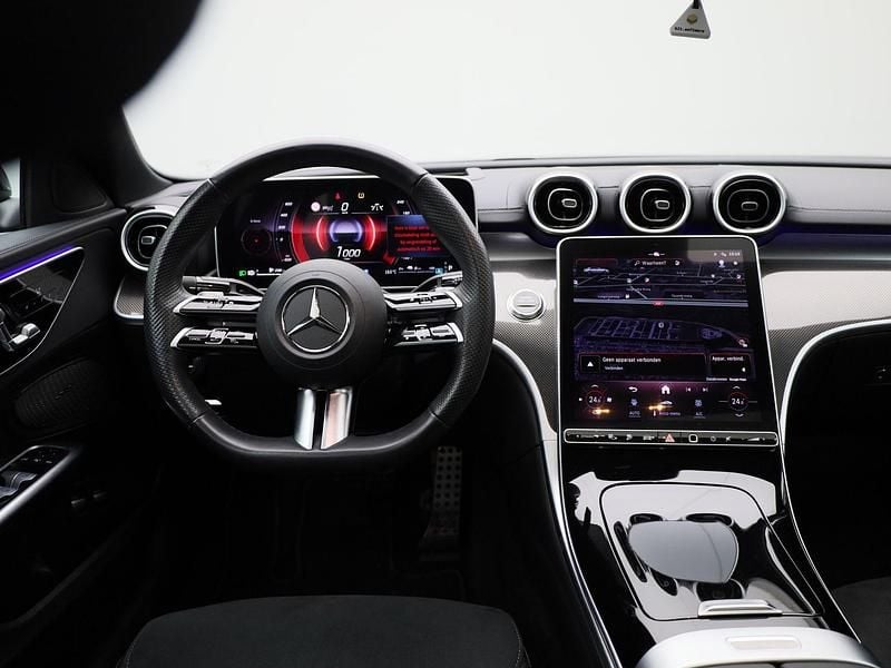 Occasion Mercedes C300 AMG line 313 PK (230 kW) 2024 Blauw Sedan