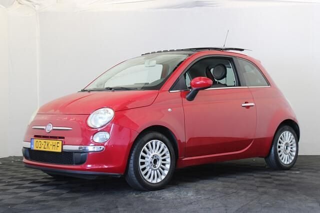 Rood Gebruikt 2008 Fiat 500 Sport Hatchback | € 3.250 (Eerlijke prijs) - Afbeelding 1/4
