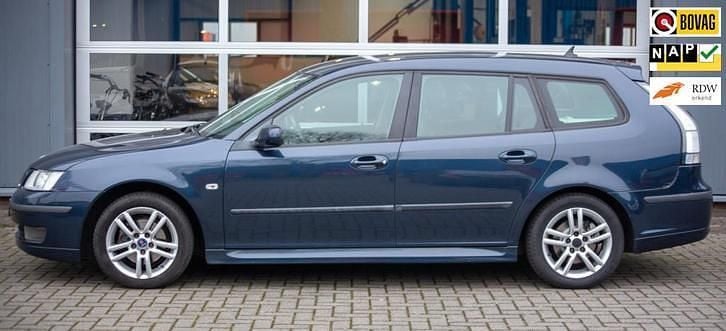Blauw Occasion 2007 Saab 9-3 Linear Stationwagen | € 5.250 (Goede deal) - Afbeelding 1/4