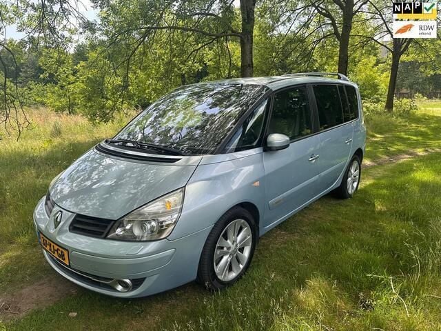 Blauw, metallic lak Gebruikt 2007 Renault Espace Initiale MPV | € 2.750 (Super prijs) - Afbeelding 1/4