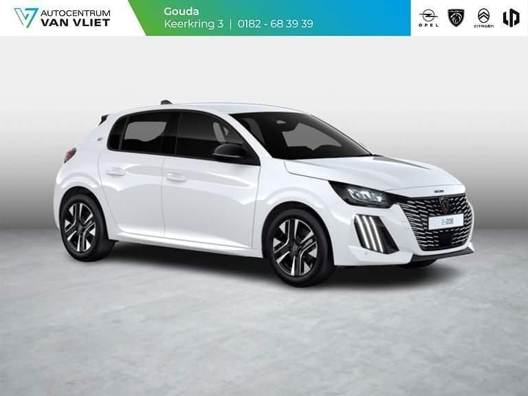 Blanc banquise Nieuw 2024 Peugeot e-208 Hatchback | € 33.490 (Eerlijke prijs) - Afbeelding 1/4