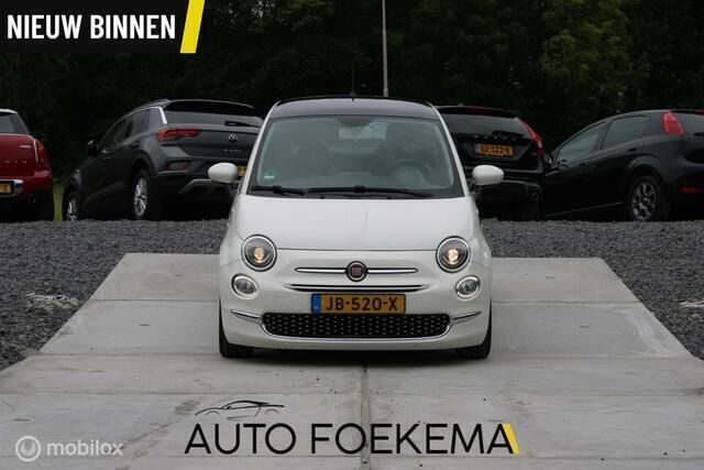Wit Gebruikt 2016 Fiat 500 Lounge Hatchback | € 9.350 (Goede deal) - Afbeelding 1/4