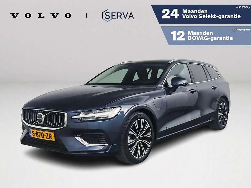 Blauw Gebruikt 2022 Volvo V60 Plus Stationwagen | € 39.995 (Eerlijke prijs) - Afbeelding 1/4