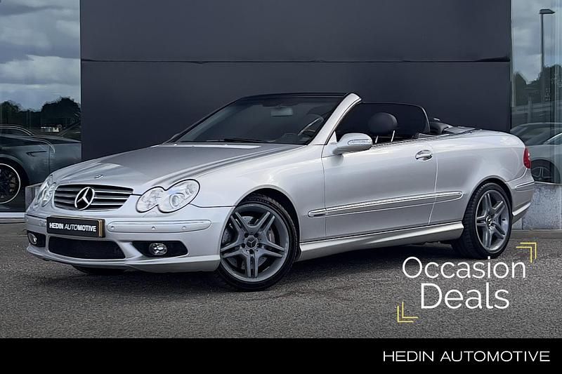 Zilver Occasion 2004 Mercedes CLK500 AMG line Cabriolet | € 19.500 - Afbeelding 1/4