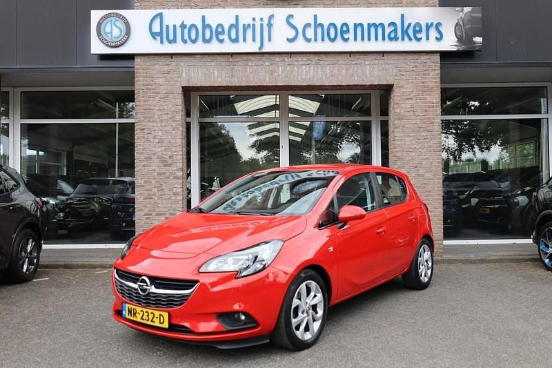 Rood Gebruikt 2017 Opel Corsa Edition Hatchback | € 9.290 (Eerlijke prijs) - Afbeelding 1/4
