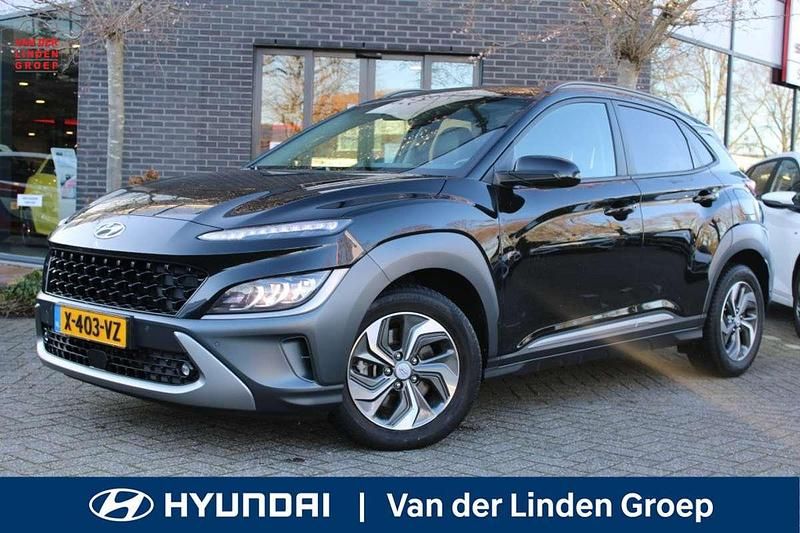 Zwart Occasion 2021 Hyundai Kona Premium SUV | € 22.950 (Eerlijke prijs) - Afbeelding 1/4