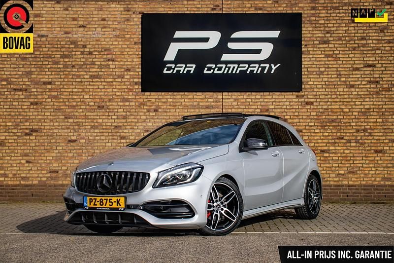 Grijs Gebruikt 2017 Mercedes A160 Hatchback | € 19.950 (Duur) - Afbeelding 1/4