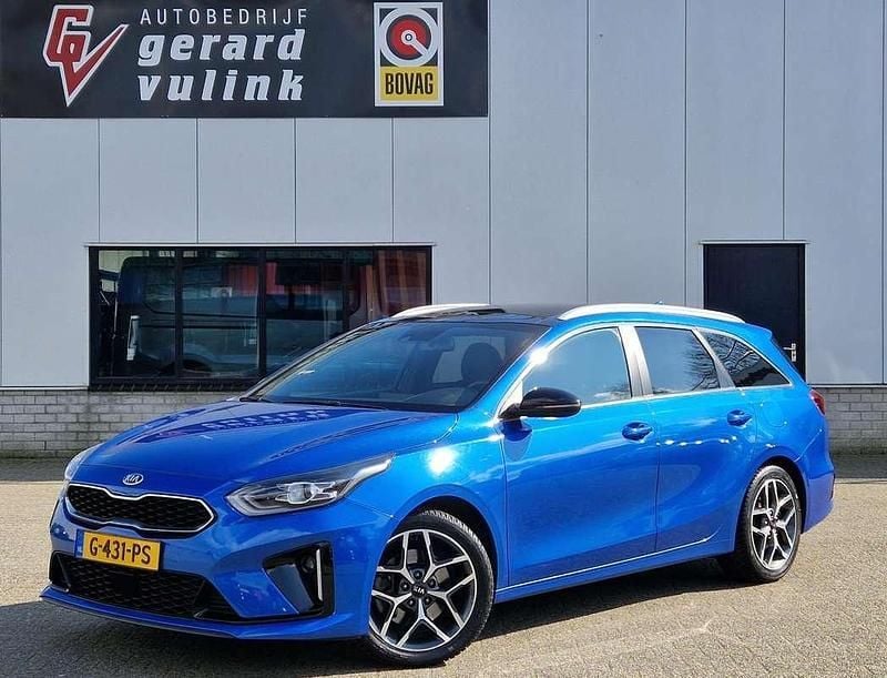 Blauw Gebruikt 2019 Kia Ceed Sportswagon GT-Line Stationwagen | € 23.880 (Iets duurder) - Afbeelding 1/4