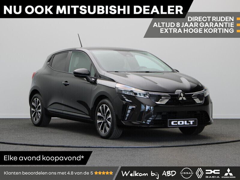 Zwart Nieuw 2024 Mitsubishi Colt Intense Hatchback | € 23.440 (Eerlijke prijs) - Afbeelding 1/3