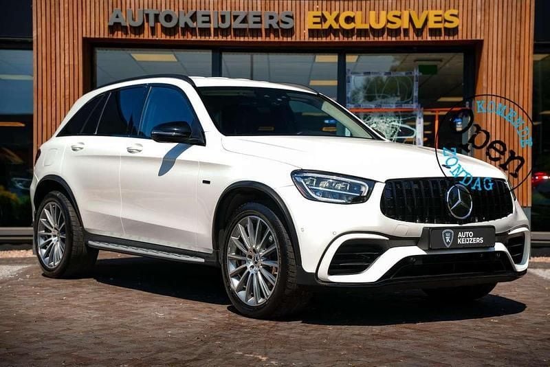Wit Gebruikt 2021 Mercedes GLC63 AMG AMG SUV | € 42.900 - Afbeelding 1/4