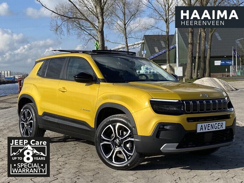 Geel Nieuw 2025 Jeep Avenger Summit SUV | € 39.950 (Eerlijke prijs) - Afbeelding 1/4