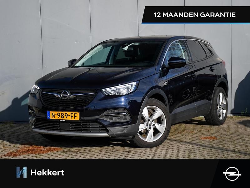 Blauw Occasion 2018 Opel Grandland X Innovation SUV | € 16.495 (Eerlijke prijs) - Afbeelding 1/4