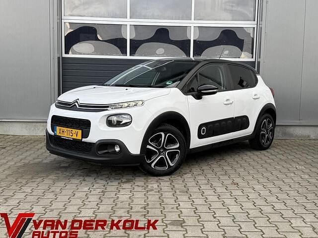 Wit Gebruikt 2019 Citroën C3 PureTech Hatchback | € 7.385 (Goede deal) - Afbeelding 1/4