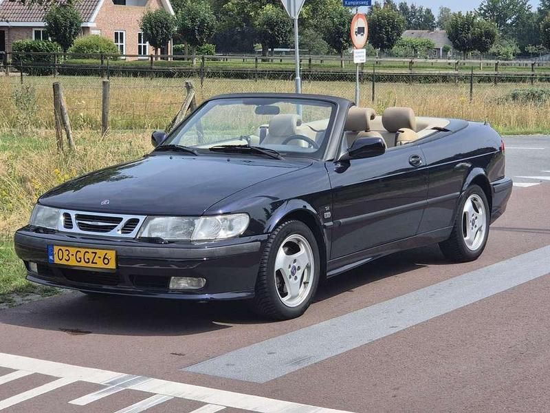 Blauw Gebruikt 2001 Saab 9-3 Cabriolet Cabriolet | € 3.150 (Eerlijke prijs) - Afbeelding 1/4