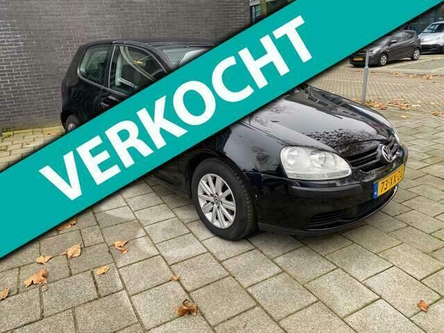 Zwart Gebruikt 2006 VW Golf V Trendline Hatchback | € 1.850 (Eerlijke prijs) - Afbeelding 1/4