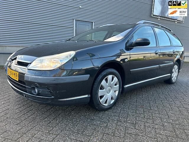 Zwart Gebruikt 2007 Citroën C5 Prestige Stationwagen | € 1.899 (Super prijs) - Afbeelding 1/4