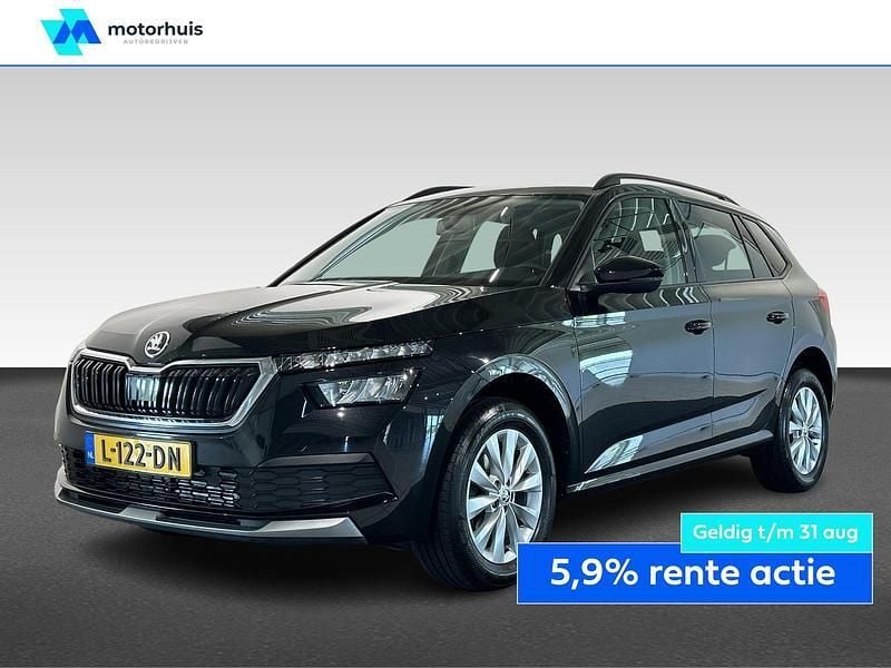 Zwart Gebruikt 2021 Skoda Kamiq Ambition SUV | € 17.890 (Eerlijke prijs) - Afbeelding 1/4