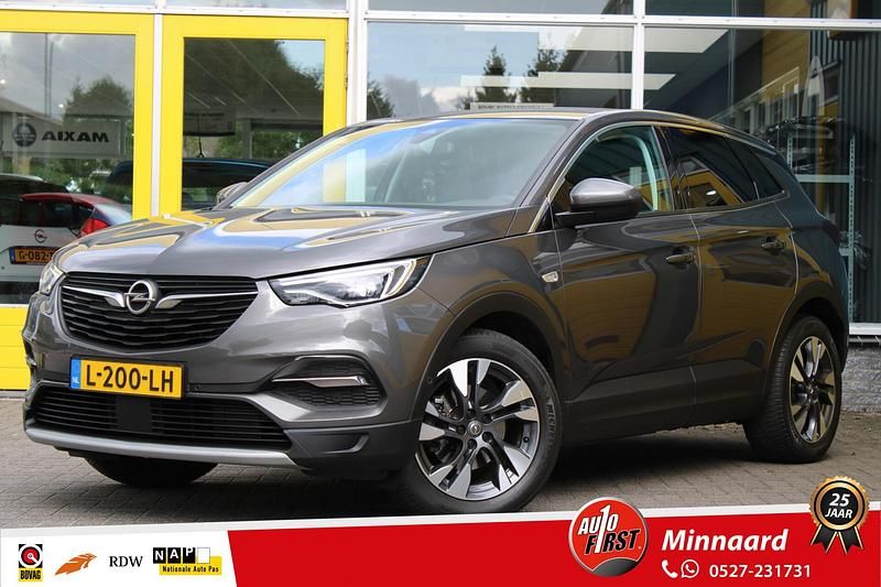 Grijs Gebruikt 2020 Opel Grandland X Innovation SUV | € 15.900 (Super prijs) - Afbeelding 1/4