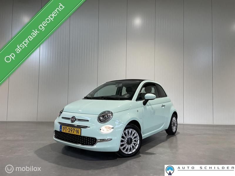 Groen Occasion 2017 Fiat 500C Lounge Cabriolet | € 9.850 (Eerlijke prijs) - Afbeelding 1/3