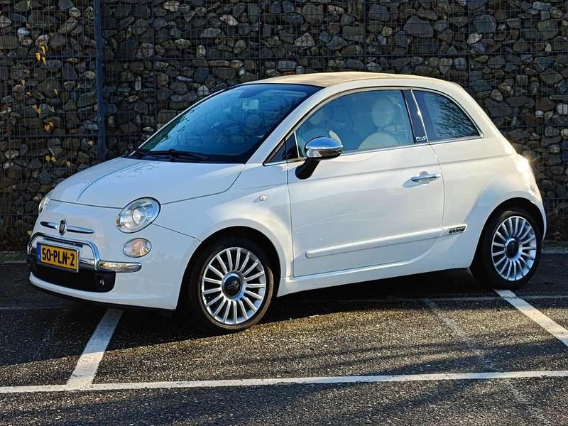 Wit Gebruikt 2011 Fiat 500C Lounge Cabriolet | € 5.695 (Goede deal) - Afbeelding 1/4