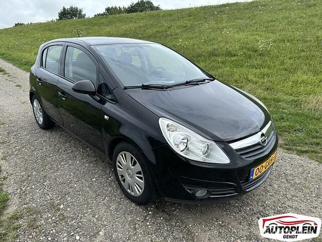 Zwart Gebruikt 2008 Opel Corsa Enjoy Hatchback | € 1.250 (Super prijs) - Afbeelding 1/4