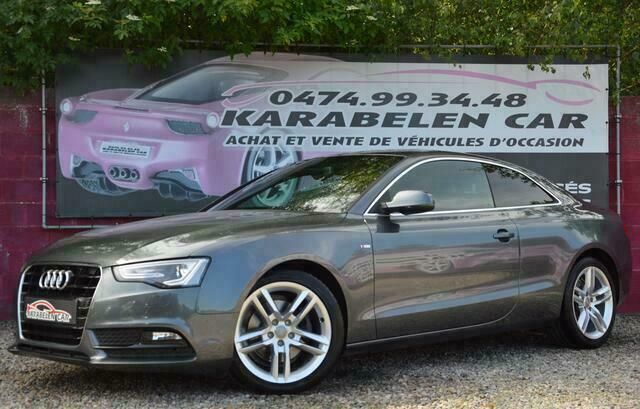 Grijs Occasion 2015 Audi A5 S-Line Coupé | € 21.990 - Afbeelding 1/4