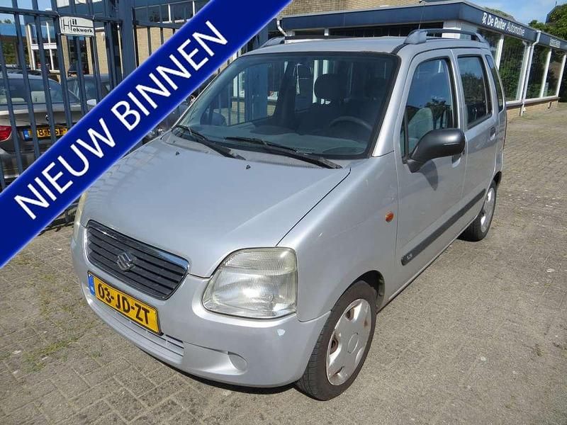 Grijs Gebruikt 2002 Suzuki Wagon R+ GL Stationwagen | € 1.199 (Eerlijke prijs) - Afbeelding 1/4