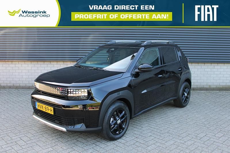 Zwart Nieuw 2025 Fiat Panda Icon Hatchback | € 27.380 (Eerlijke prijs) - Afbeelding 1/4