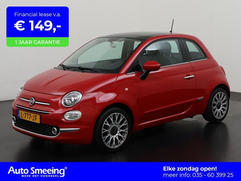 Rood Gebruikt 2016 Fiat 500 Hatchback | € 11.945 (Eerlijke prijs) - Afbeelding 1/4