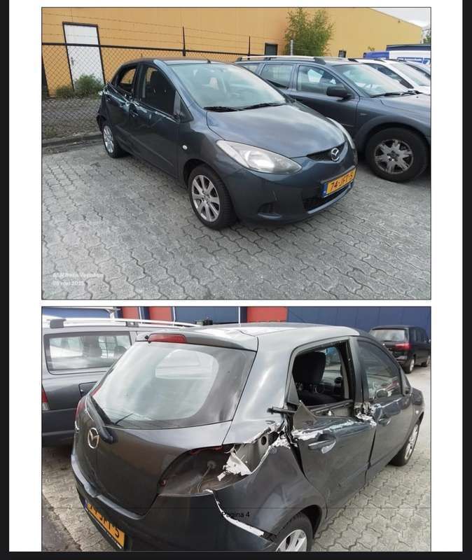 Grijs Gebruikt 2009 Mazda 2 Hatchback | € 1.500 - Afbeelding 1/4