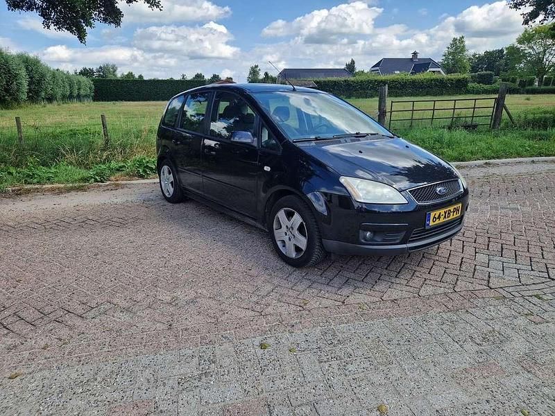 Zwart Gebruikt 2007 Ford C-MAX Futura MPV | € 1.695 (Eerlijke prijs) - Afbeelding 1/4