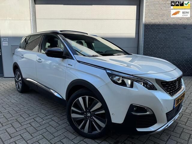 Wit Gebruikt 2018 Peugeot 5008 GT-line MPV | € 18.450 (Eerlijke prijs) - Afbeelding 1/4