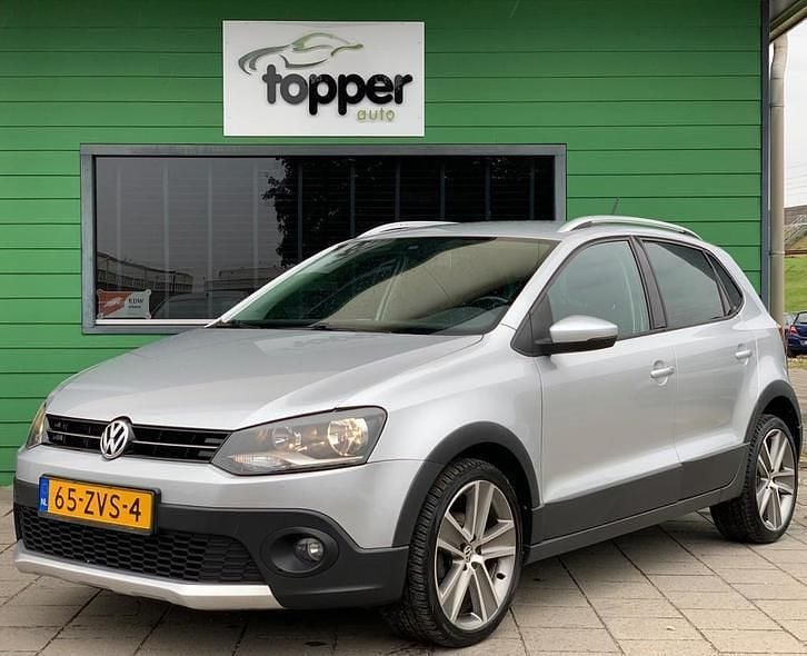 Grijs Occasion 2013 VW Polo Cross Hatchback | € 9.950 (Eerlijke prijs) - Afbeelding 1/4
