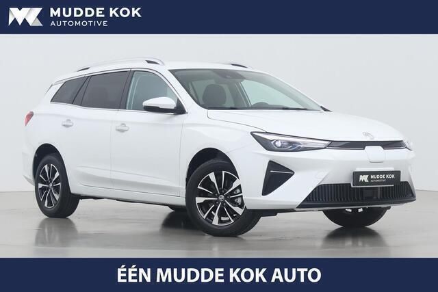 Wit Nieuw 2025 MG MG5 EV Long Range Comfort Stationwagen | € 25.200 (Super prijs) - Afbeelding 1/4
