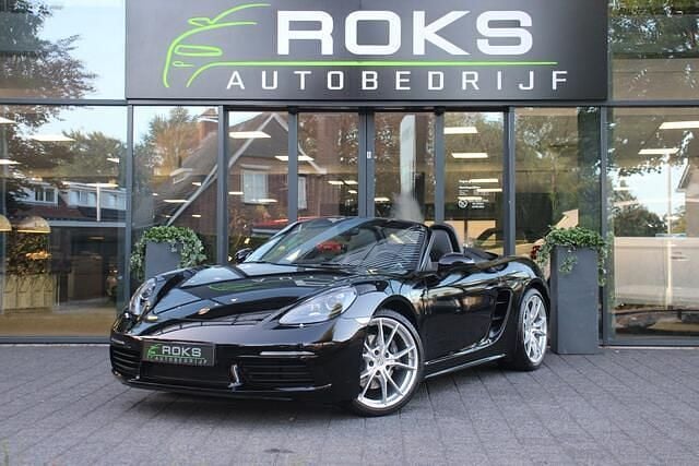 Zwart Gebruikt 2021 Porsche 718 Boxster Cabriolet | € 79.850 (Super prijs) - Afbeelding 1/4