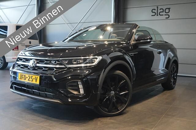 Zwart Gebruikt 2022 VW T-Roc Cabriolet Style Cabriolet | € 36.500 (Eerlijke prijs) - Afbeelding 1/4