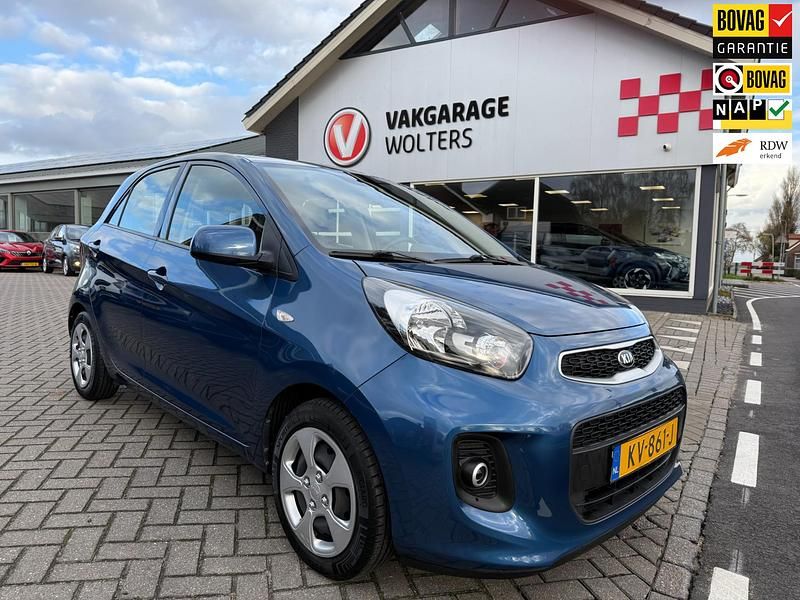 Blauw (metallic) Gebruikt 2017 Kia Picanto Hatchback | € 8.950 (Goede deal) - Afbeelding 1/4