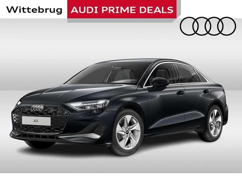 Grijs, metallic lak Nieuw 2025 Audi A3 Advanced Sedan | € 36.865 (Super prijs) - Afbeelding 1/4